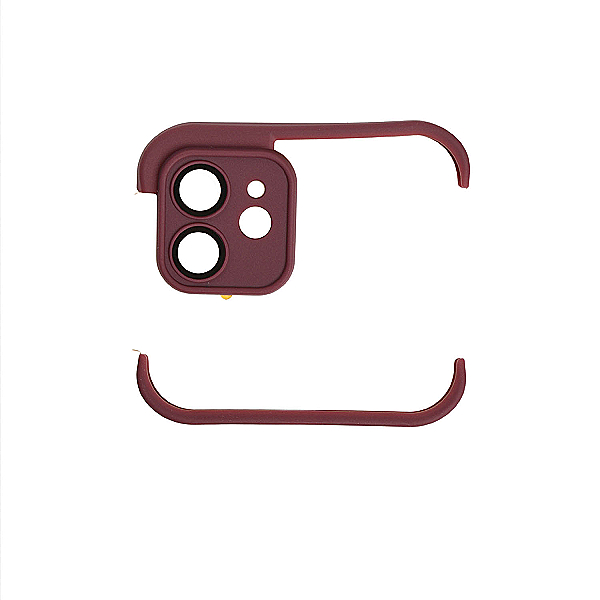 Zaštita za iPhone 12 "Edge Frame Bumper" - Bordo