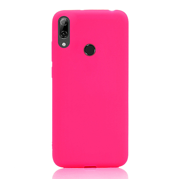 Maskica za Huawei P smart Z "Back To Basics" - Fluorescentno roza