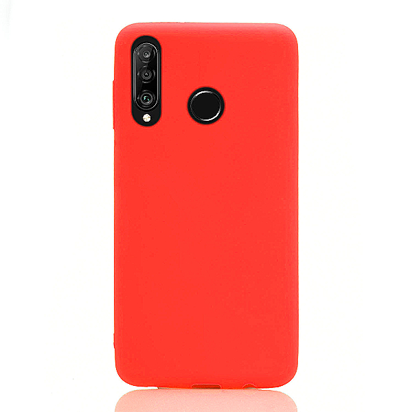 Maskica za Huawei P30 lite "One Color Rhapsody" - Crvena