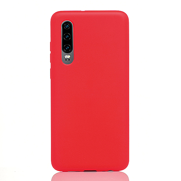 Maskica za Huawei P30 "One Color Rhapsody" - Crvena