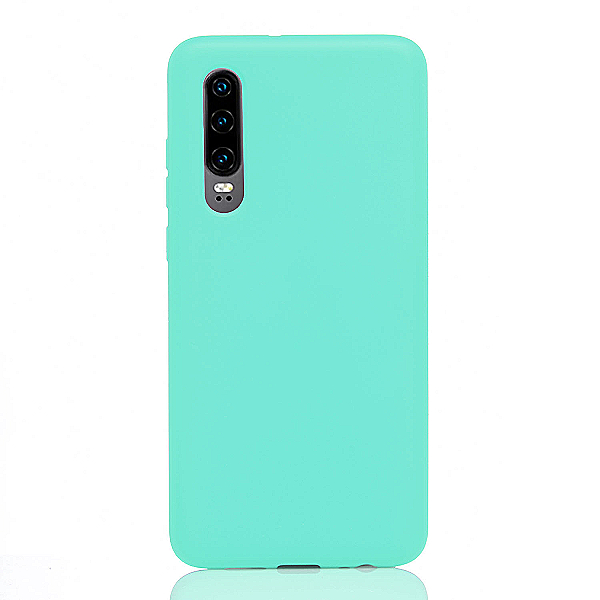 Maskica za Huawei P30 "Back To Basics" - Tirkizno zelena