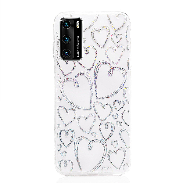 Maskica za Huawei P40 Pro "Shape N Shine" - veliko srce