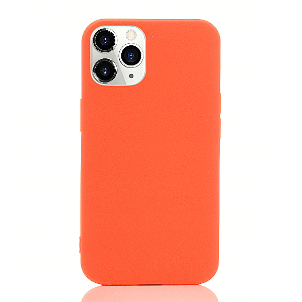 Maskica za iPhone 11 Pro Max "Back To Basics" - Fluorescentno narančasta