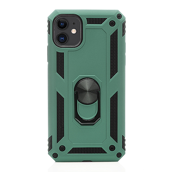 Maskica za iPhone 11 "Men Of Steel" - Metalik zelena