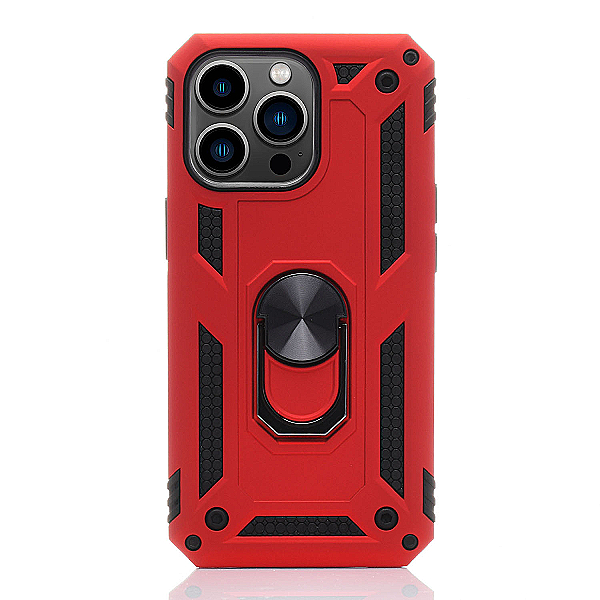 Maskica za iPhone 12 Pro Max "Men Of Steel" - Metalik crvena