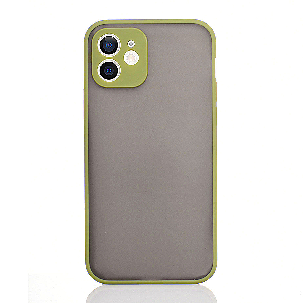 Maskica za iPhone 12 "Pop Of Color" - Maslinasto zelena