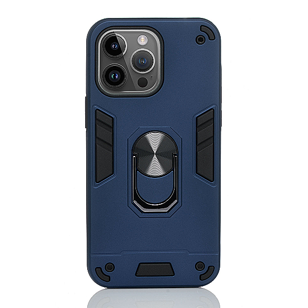 Maskica za iPhone 14 Pro Max "Men Of Steel" - Metalik plava #3