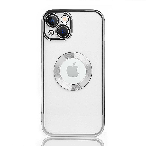 Maskica za iPhone 16 Plus "Elegant Transparent Case" - Srebrna