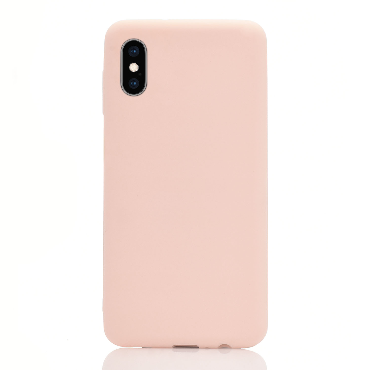 Maskica za iPhone X / iPhone XS "One Color Rhapsody" - Nude peach Maskica za iPhone X / iPhone XS "One Color Rhapsody" - Nude peach