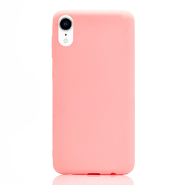 Maskica za iPhone XR "One Color Rhapsody" - Pastelno roza