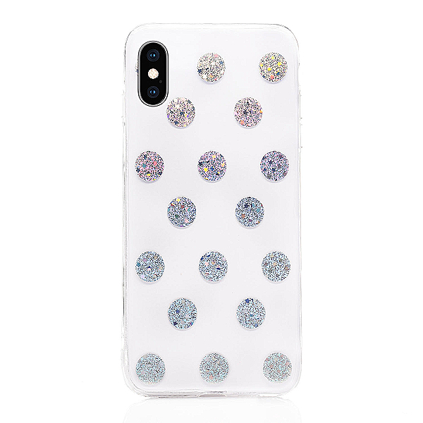 Maskica za iPhone XS Max "Shape N Shine" - točkice