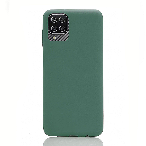 Maskica za Samsung Galaxy A12 "One Color Rhapsody" - Smaragdno zelena