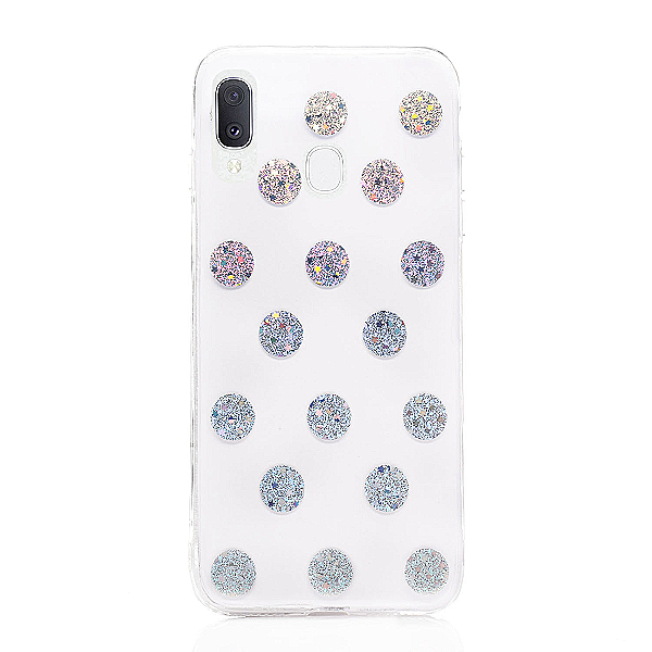 Maskica za Samsung Galaxy A40 "Shape N Shine" - točkice