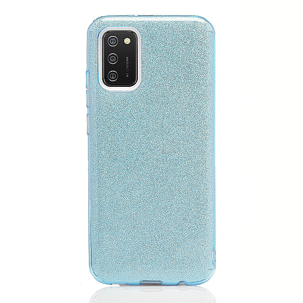 Maskica za Samsung Galaxy A02s / A03s "Diamonds Are Forever" - Plava
