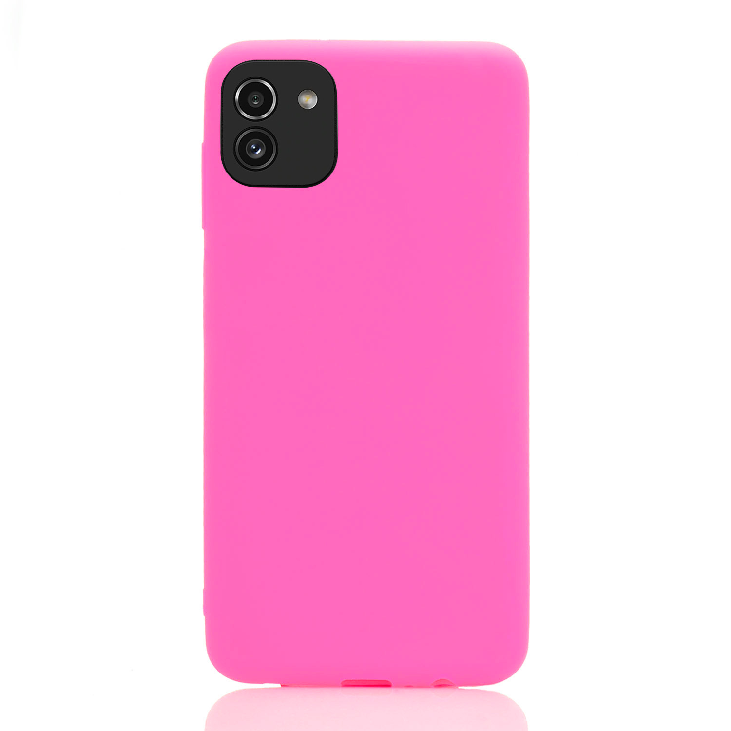 Maskica za Samsung Galaxy A03 "Back To Basics" - Fluorescentno roza Maskica za Samsung Galaxy A03 "Back To Basics" - Fluorescentno roza