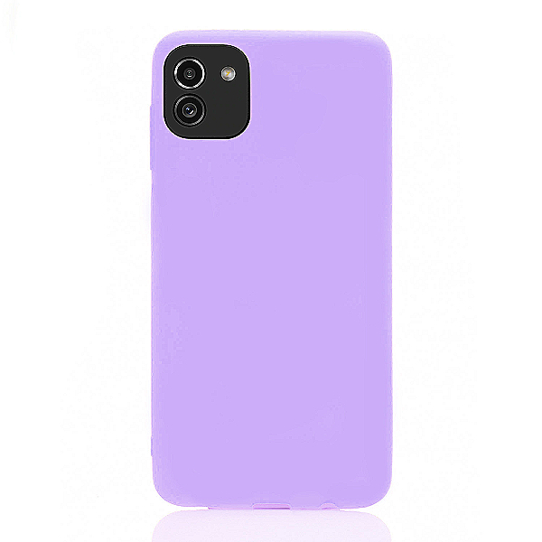 Maskica za Samsung Galaxy A03  "Back To Basics" - Ljubičasta