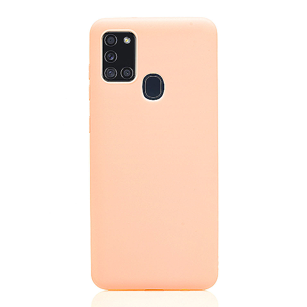 Maskica za Samsung Galaxy A21s "One Color Rhapsody" - Nude peach