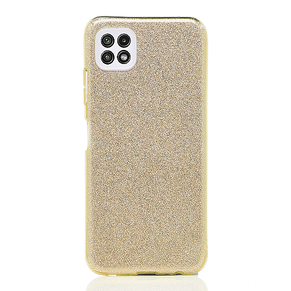 Maskica za Samsung Galaxy A22 5G "Diamonds Are Forever" - Zlatna