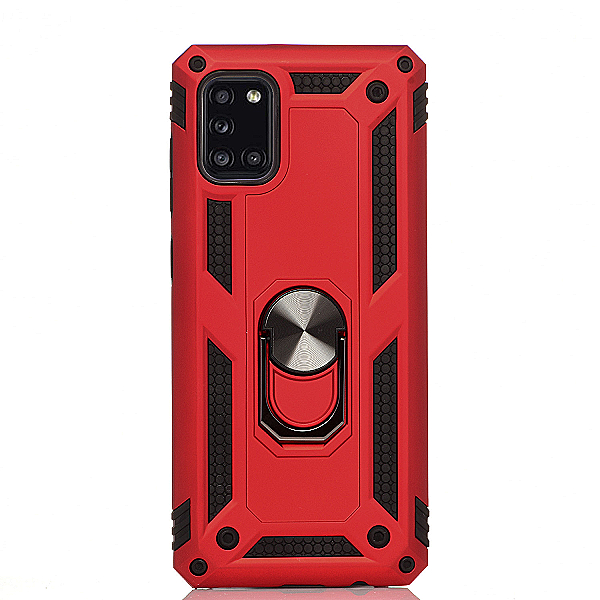 Maskica za Samsung Galaxy A31 "Men Of Steel" - Metalik crvena