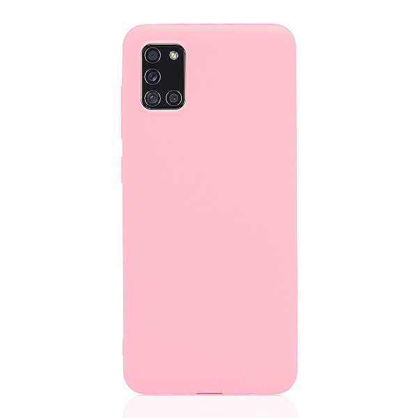 Maskica za Samsung Galaxy A31 "One Color Rhapsody" - Pastelno roza