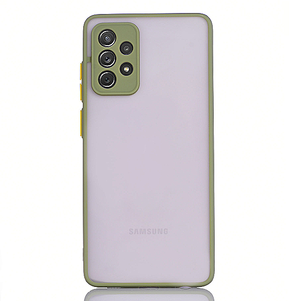 Maskica za Samsung Galaxy A02s / A03s "Pop Of Color" - Maslinasto zelena
