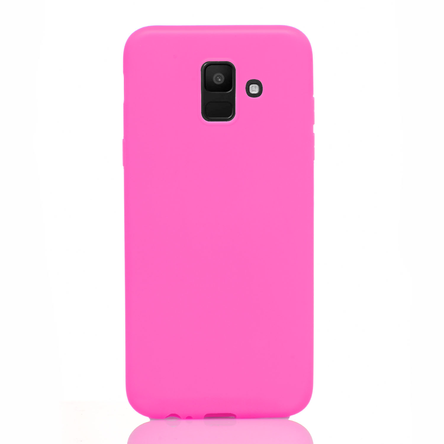 Maskica za Samsung Galaxy A6 "Back To Basics" - Fluorescentno roza Maskica za Samsung Galaxy A6 "Back To Basics" - Fluorescentno roza