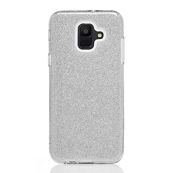 Maskica za Samsung Galaxy A6 "Diamonds Are Forever" - Srebrna