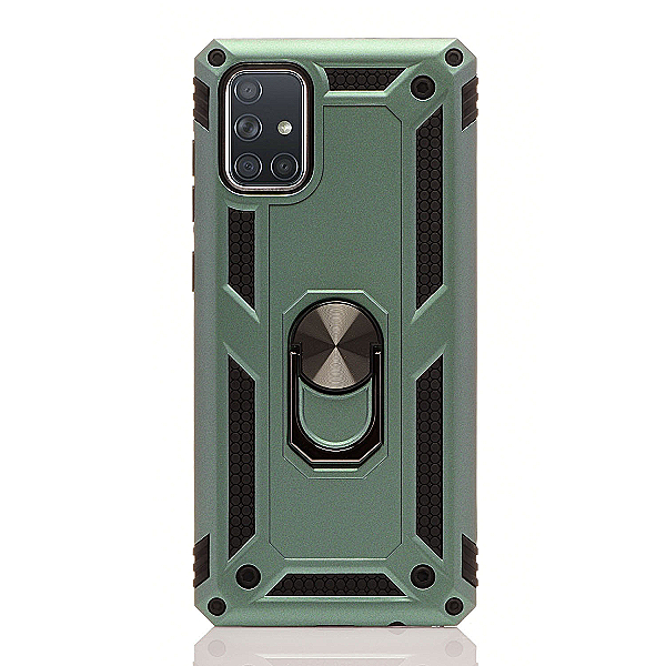 Maskica za Samsung Galaxy A71 "Men Of Steel" - Metalik zelena