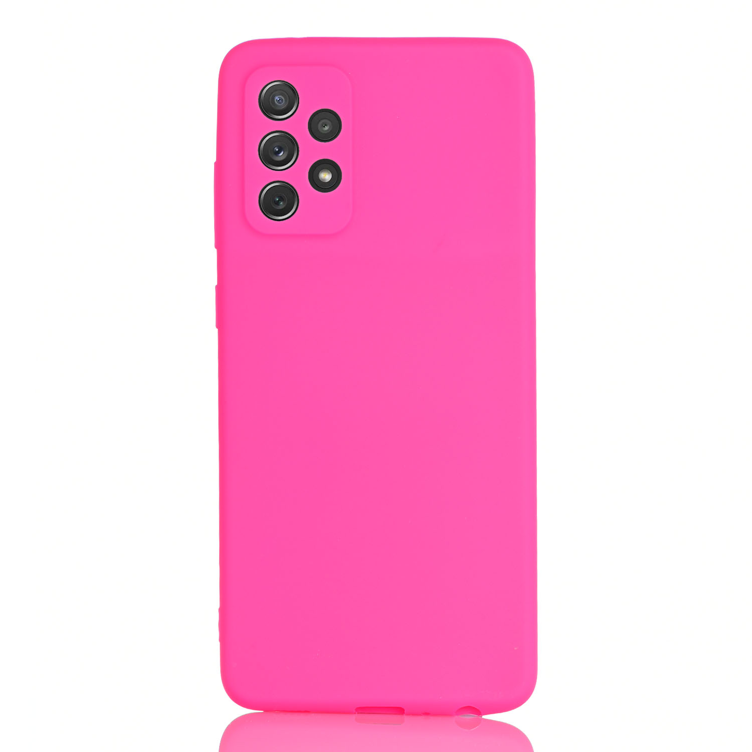 Maskica za Samsung Galaxy A72 "Back To Basics" - Fluorescentno roza Maskica za Samsung Galaxy A72 "Back To Basics" - Fluorescentno roza