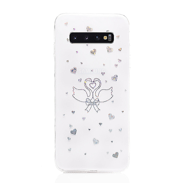 Maskica za Samsung Galaxy S10+ "Shape N Shine" - labud