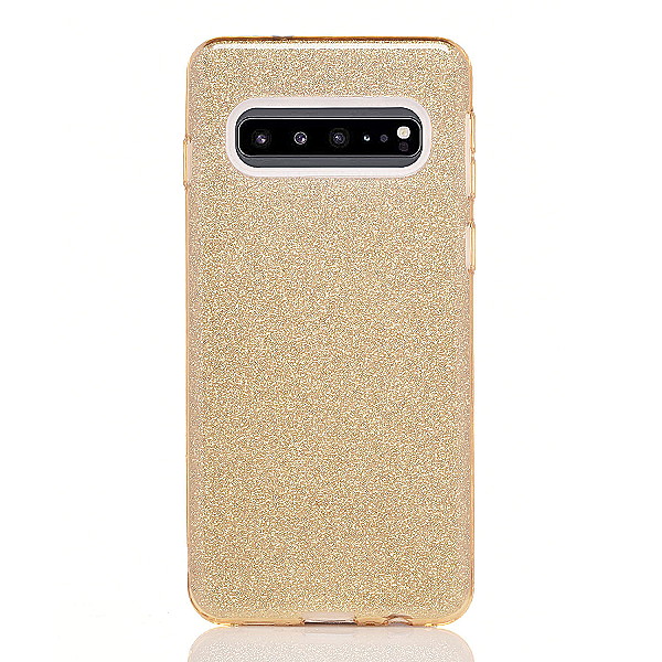 Maskica za Samsung Galaxy S10+ "Diamonds Are Forever" - Zlatna
