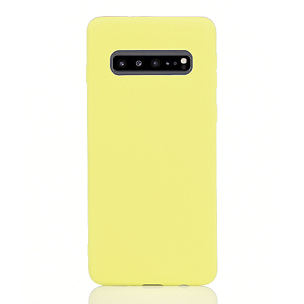 Maskica za Samsung Galaxy S10+ "One Color Rhapsody" - Žuta