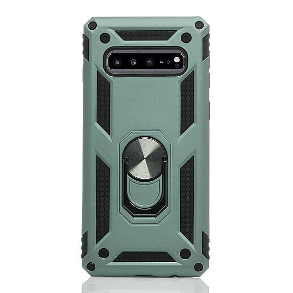 Maskica za Samsung Galaxy S10 "Men Of Steel" - Metalik zelena