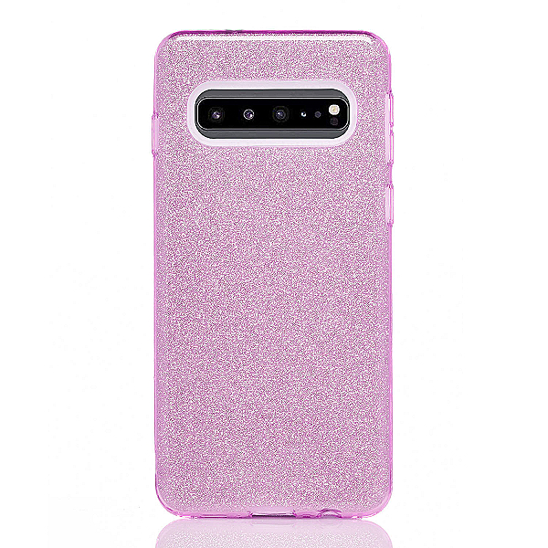 Maskica za Samsung Galaxy S10 "Diamonds Are Forever" - Roza