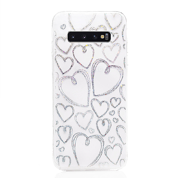 Maskica za Samsung Galaxy S10 "Shape N Shine" - veliko srce