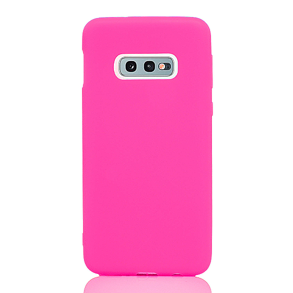 Maskica za Samsung Galaxy S10e "Back To Basics" - Fluorescentno roza