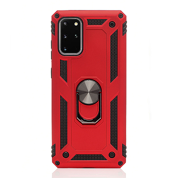 Maskica za Samsung Galaxy S20+ "Men Of Steel" - Metalik crvena