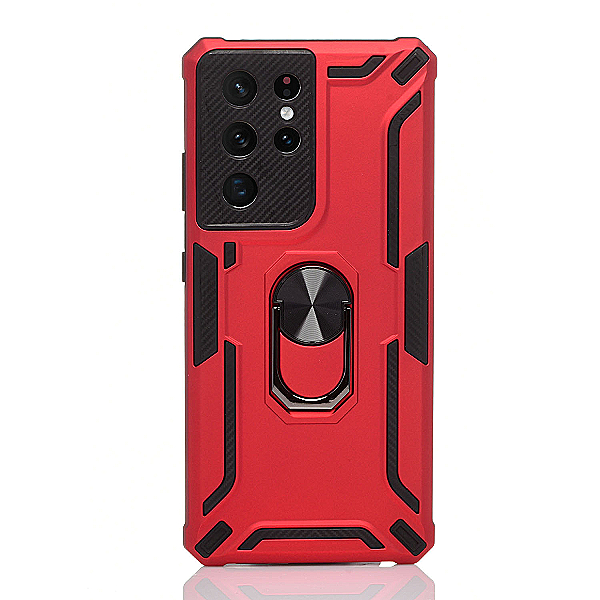 Maskica za Samsung Galaxy S21 Ultra "Men Of Steel" - Crvena #2