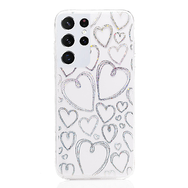 Maskica za Samsung Galaxy S21 Ultra "Shape N Shine" - veliko srce
