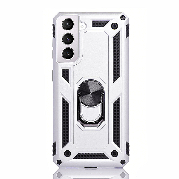 Maskica za Samsung Galaxy S22+ "Men Of Steel" - Metalik srebrna