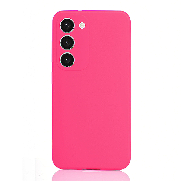 Maskica za Samsung Galaxy S23 "Back To Basics" - Fluorescentno roza