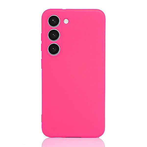 Maskica za Samsung Galaxy S23 "One Color Rhapsody" - Fluorescentno roza