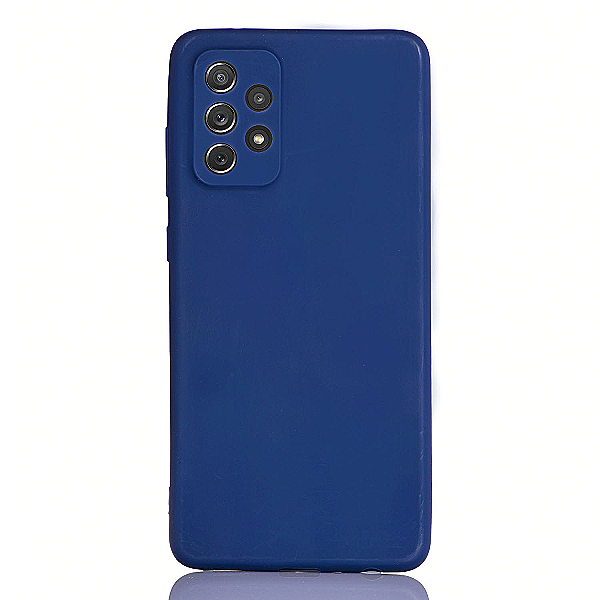 Maskica za Samsung Galaxy A72 "Back To Basics" - Tamno plava