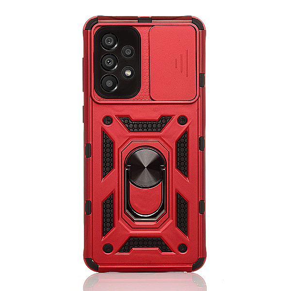 Maskica za Samsung Galaxy A33 5G "Camera Shield Case" - Crvena
