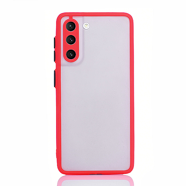 Maskica za Samsung Galaxy S21 FE "Pop Of Color" - Crvena