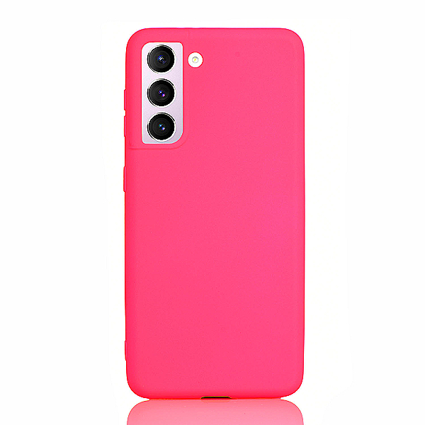 Maskica za Samsung Galaxy S21 FE "One Color Rhapsody" - Fluorescentno roza