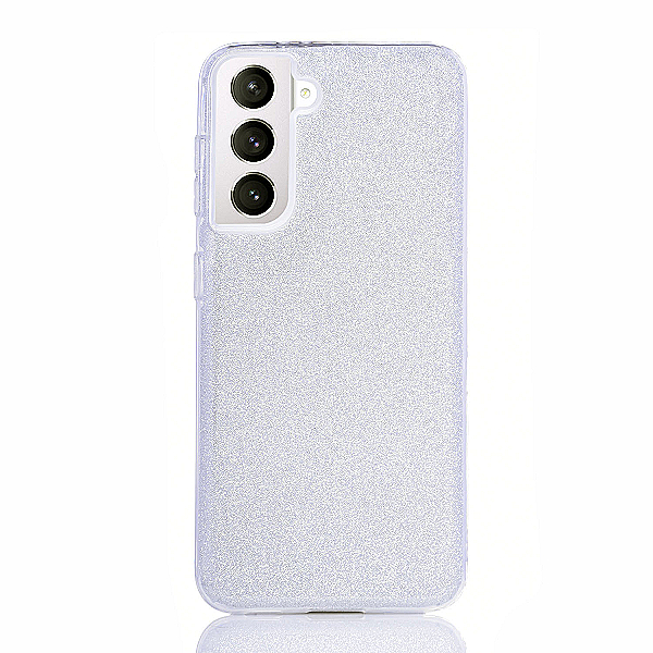 Maskica za Samsung Galaxy S21 FE "Diamonds Are Forever" - Srebrna