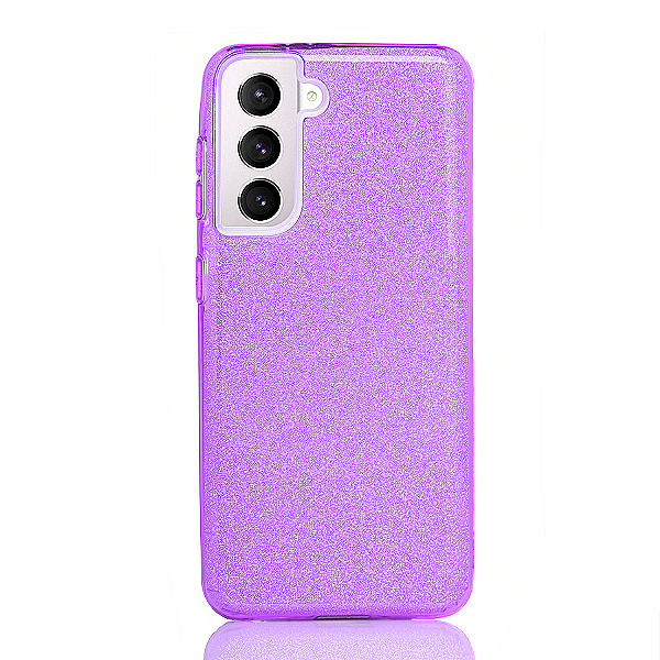 Maskica za Samsung Galaxy S21 "Diamonds Are Forever" - Ljubičasta