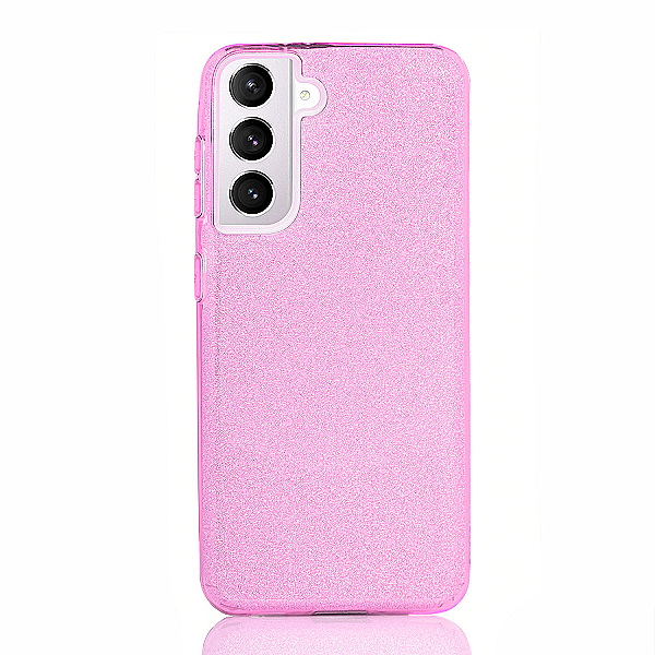 Maskica za Samsung Galaxy S21 "Diamonds Are Forever" - Tamno roza