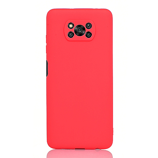 Maskica za Xiaomi Poco X3 Pro / X3 NFC "Back To Basics" - Crvena